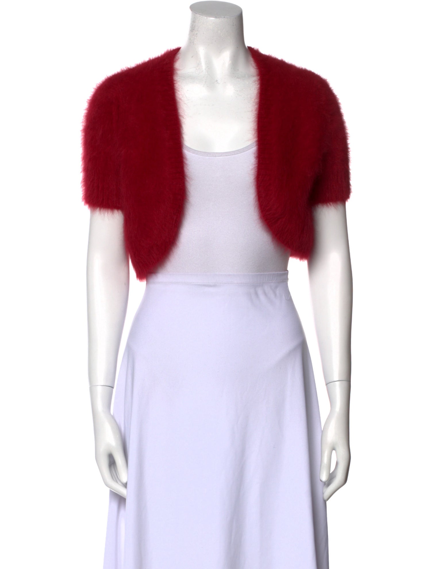 Michael Kors Angora Open Front Sweater